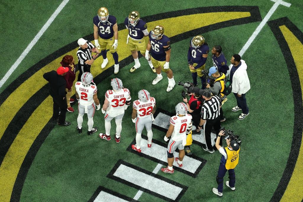 ND-OSU coin toss