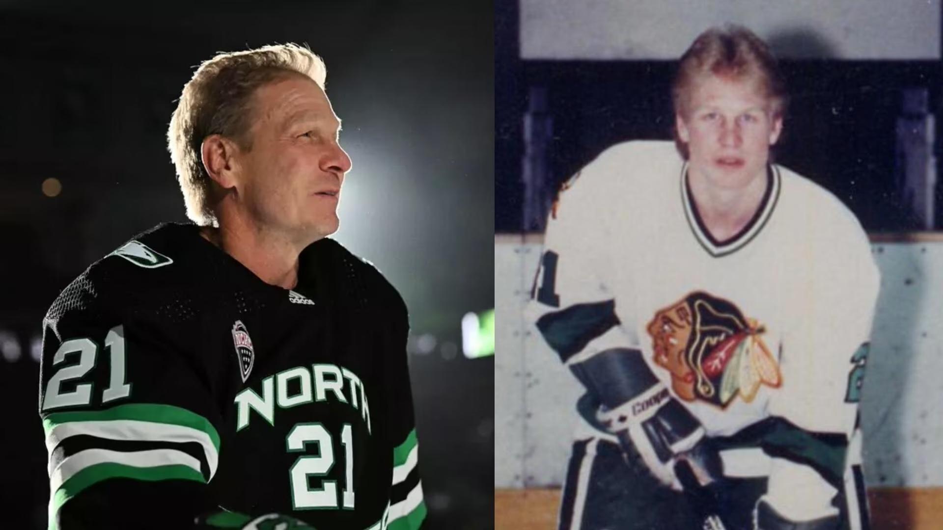 Tony Hrkac as a member of North Dakota